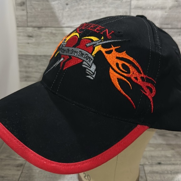 Queen black embroidered rock n roll baseball cap hat - Picture 4 of 9